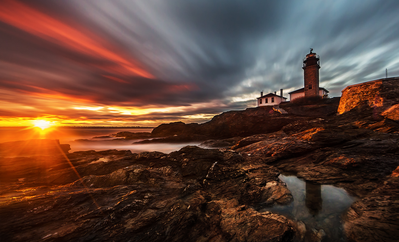 Beavertail Lighthouse in Rhode Island » Edward Reese Photography
